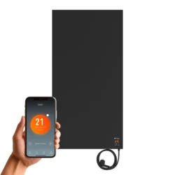 Panel grzewczy TermoPlaza 700VB WIFI pionowy czarny